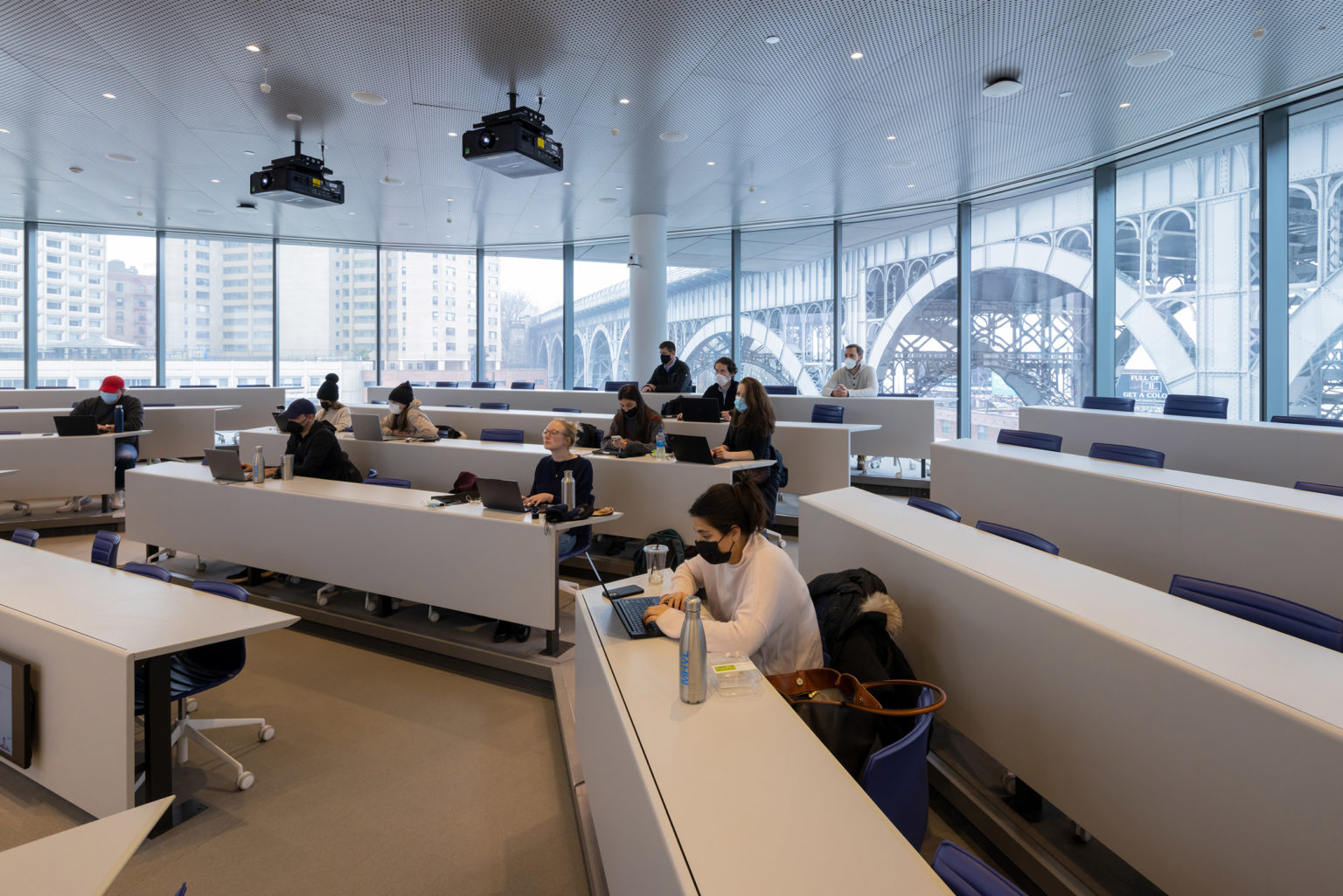 Columbia Business School Henry R. Kravis Hall And David Geffen Hall ...