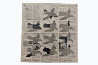 A graphic of a bird is repeated across what resembles a large square newspaper page. Paprika! Volume 10, Issue 1, Yale University, School of Architecture.