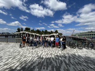 Image of attendees at 2023 CLA Bike tour